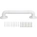 Durable Shower Handle for Seniors - Non-Slip Stainless Steel Safety Handrail | Ideal for Hotels - White - Buy Online on GoSupps.com