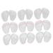 FRCOLOR 9 Pairs Gel Slipper Pads Athletes Foot Metatarsal Foot Toe Cushion Shoe Insoles Forefoot Pads Half High Heel Clear Forefoot Cushion Inserts Forefoot Cushions Arch of Foot Liner