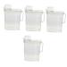BCOATH 4pcs Laundry Storage Box Scented Laundry Laundry Canisters Plastic Transparent