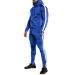 Hanxiulin men's training suits long jogging suit men polyester suit sweatshirt men joggingsuit made of cotton pants sweatshirt sport suit blue xxl