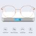 Voolga Classic Retro Blue Light Filter Glasses | Stylish Polygon Fashion Frames for Men & Women | Anti-Glare Computer Glasses with Rose Gold Metal Legs - Buy Online on GoSupps.com