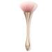 Nail Art Brush, NUOMAN Soft Nail Art Dust Remover Brush Long Handle Manicure Nail Art Tools for Acrylic or Makeup Powder Blush Brushes (Gold)