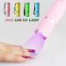 Glamza White Professional Mini Portable Travel Nail Cure LED Light Lamp Fast Gel Nail Dryer - Buy Online on GoSupps.com