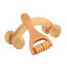 Luxurious massager for natural muscle relief for back neck legs massage device for body shape and skin health wood therapy massage set (No. 4) 2 pieces #4