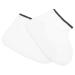 Couvre-pieds Hydratants en Coton Doux 1 Paire de Bottines Cir es Beige Clair Bord Noir R utilisables pour Soins de Paraffine Salon de Beaut et Usage Spa Domicile Masques