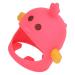 Handheld Pacifier Chew Toy - Silicone Portable Baby Teether & Soother | Watermelon Red - Buy Online on GoSupps.com