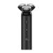 GeRRiT Electric Head Hair Shaver Men Rotary Shaver Razor Waterproof Wet/Dry Rechargeable Cordless USB LED Display Black