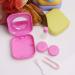Lentil & Contact Lens Storage Container | Square Mini Box with Mirror | Perfect for Colored Contact Lenses | Stylish R Roze Design - Buy Online on GoSupps.com