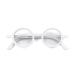 LONDON MOLE Eyewear | Moley Reading Glasses | Round Glasses | Cool Readers | Stylish Reading Glasses | Men's Women's Unisex | Spring Hinges White 1.0 x