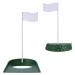 PGM Golf Putting Cup and Flag Putt Training Hole All-Direction Surface Regulation Practice Cup for Indoor Outdoor