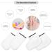 Minkissy Thickened Gloves | 2 Pairs Hand & Foot Masks | White Knitted Bath Gloves for Skincare - Buy Online on GoSupps.com