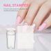 Beaupretty Clear Nail Stamp Kit - French Nail Stamper & Silicone Jelly Nail Art for DIY Manicure (Transparent) - International Shipping - Buy Online on GoSupps.com