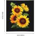VANANI Summer Sunflower Wall Hanging. Easy Installation. Living Room And Bedroom Decorations. Wall Art Tapestry. (130x152cm) Black One Size - Buy Online on GoSupps.com