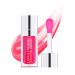 Plumping Lip Oil,Hydrating Lip Gloss Tinted Lip Balm,Nourishing Lip Glow Oil,Lip Care Transparent Toot Lip Oil,Non-sticky Big Brush Head Glitter Shine Primer Lip Tint(Cherry) Cherry(#015)