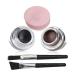 Gel Liner Eyeliner 2 in 1 Waterproof Smudge Proof Black and Brown Gel Eyeliner Set | Eyeliner for Women Girls Last for All Day Long Thaely
