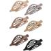 Flat Hair Clips Flat Clips - Vintage Side Slide Hair Clip 6 Pieces Side Alligator Hair Clips Strong Hold Oval Hair Clips Jaw Clips Duckbill Hair Clips Accessories Single-Coloured - Buy Online on GoSupps.com
