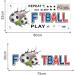 ANHUIB Football Wall Stickers - Boys Bedroom Decor | Soccer Sport Decal for Kids Room | Classroom Wall Decoration and Accessories - Buy Online on GoSupps.com