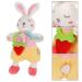 Baby Blanket with Stuffed Animal - Rabbit Design Plush Teething Toy for Infants - Buy Online on GoSupps.com