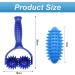 Interchangeable Hedgehog Ball Massage Rolls with Handles | Premium Foot Leg & Back Fascia Roller for Relaxation | Blue - Buy Online on GoSupps.com