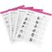 Nail Art Practice Book Beginner Manicure Training Drawing Cards Easy to Clean 12 Sheets Manicure Training Cards - Buy Online on GoSupps.com