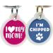 Personalized Funny Dog & Cat Tags | Custom Engraved | Glow in The Dark Silencer | Indoor Cat Only - Buy Online on GoSupps.com