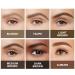 Eyebrow Stamp Stencil Kit - 24 Pieces Thick & Thin Stencils with Brushes - Natural Waterproof Brow - Medium Brown - Buy Online on GoSupps.com