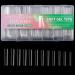 AJTUTUS 504x/Set Soft Gels Tips Press On Extra Long Full Cover Tips Clear Tips Ballerinas False s for Salons - Buy Online on GoSupps.com