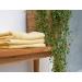 Zollner 10 Set Yellow Cotton Shower Towels - Soft & Strong 50x100 cm Hotel Quality Washable up to 60 C with Practical Hanger - Buy Online on GoSupps.com