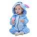 WSLCN Unisex Baby Toddlers Romper Jumpsuit Hooded Cartoon Pyjamas Sleepsuits 21-h 6-12 Months