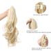 Ombre Curly Hair Ponytail Extensions Claw In Fake Ponytail Tail Hairpiece Long Clip In Synthetic Blonde Pink Wavy Wig 613 Beach Blonde 26inches 26 Inch 613 Beach Blonde - Buy Online on GoSupps.com