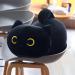 Yamepuia Black Cat Plush 47CM | Soft Weighted Stuffed Animal Toy for Boys Girls | 1000g Plush Cat Doll Pillow - Buy Online on GoSupps.com