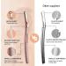 Groomixx Premium Quality Eyebrow Razor Metal Handle Biodegradable Replaceable Razors Face Shaving for Women Pink - Buy Online on GoSupps.com
