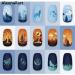 Natural Forest Wildlife Nail Art Stamping Plate - Wolf Moon Eagle Branch Design | Nail Design Manicure Print DIY Transfer Tools NA032 - Buy Online on GoSupps.com