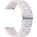 Resin Watch Band for Fitbit Versa 3/Sense - Lightweight Bracelet Wristband Replacement in Pearl White - Adjustable Fashion Accessory for Women and Men - Buy Online on GoSupps.com