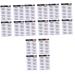 Beavorty 16 pcs eyebrow stickers waterproof stickers eyebrow tattoo peel off Imitation Eyebrow artificial 4d