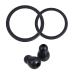 iplusmile Stethoscope Accessories- Diaphragm & Replacement Ear Tips for Stethoscopes Premium PVC Material Easy & to Use