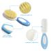 5 Pack Newborn Brush and Comb Set | Soft Fine Hair Brushes & Baby Toddler Body Soap | International Shipping - Buy Online on GoSupps.com