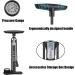 CLOLOP High Pressure Bike Floor Pump with Gauge - 160 PSI Bicycle Pump for Schrader and Presta Valve - Includes Air Ball Inflator - Buy Online on GoSupps.com