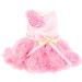 Luxury Pink Tutu Wedding Dress for Small Dogs & Cats - Rose Flower Lace Bowknot - XS Size Chihuahua Clothing - Buy Online on GoSupps.com