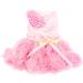 Luxury Pink Pet Dress for Small Dogs & Cats - Summer Wedding Tutu with Rose Lace & Bowknot | Paidful Chihuahua Clothing - Buy Online on GoSupps.com