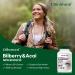 CBI Natural Bilberry 50:1 Extract 3,000 mg Equivalent with Acai Berry Eye Health & Vision Support, 120 Vegan Capsules, 4-Month Supply, Non-GMO, Gluten Free - Buy Online on GoSupps.com