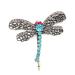 Vintage Rhinestone Dragonfly Hair Clips Set - Elegant Alloy Barrettes for Women - Buy Online on GoSupps.com