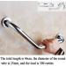 135 Angled Grab Bars - Bathtubs & Showers Wall-Mounted 18in Bathroom Safety Grab Bar Hand Support Rail Copper Handrails Support Hand - Buy Online on GoSupps.com