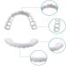 Natural Shade Fake Teeth Veneers for Upper and Lower Jaw - Comfortable Fit for Halloween, Christmas and Daily Wear (2PCS) - Buy Online on GoSupps.com