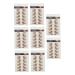 BIUDECO Eyebrow Pen 9 Sheets Waterproof Eyebrow Stickers Eyebrow Transfers Stickers for Women Temporary Brow Tattoos 6d