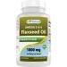 Best Naturals Flaxseed Oil 1000 mg 240 Softgels - Omega-3-6-9 for Heart Health