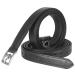 Equinate Leather Stirrup Leathers Superior with Stainless Steel Buckles 130 Black