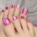 FEIlei Crystal Cat Eye Shining Diamond Foot Nail Patches Handmade Wearing Short Press on Nails for Toes Decoration 5# - Buy Online on GoSupps.com