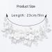 Flower Bride Headband Pearl Rhinestones Headpiece Leaf Crystal Hair Vine Silver Hair Band Wedding Headdress Bridesmaid Hair Accessories for Women Gift Evening Prom Party (silver) - Buy Online on GoSupps.com