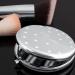 Maverton Engraved Round Pocket Mirror - Double Mirror Travel Accessory for Handbags - Silver Heart Gift for Women - Buy Online on GoSupps.com